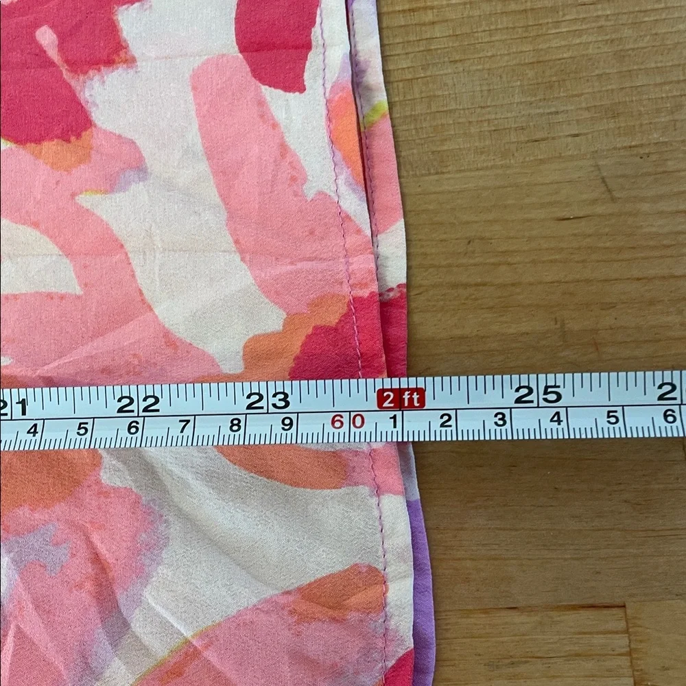 Lilly Pulitzer Elsa Silk Pink Floral Blouse women’s size S - Picture 13 of 13